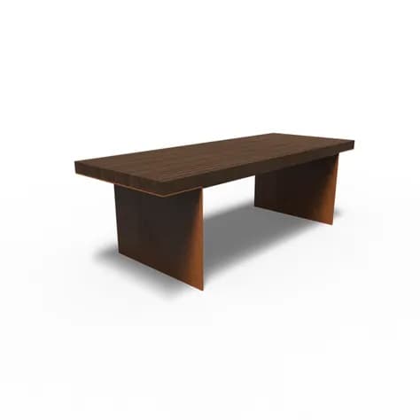 BORG Les Table Acier corten