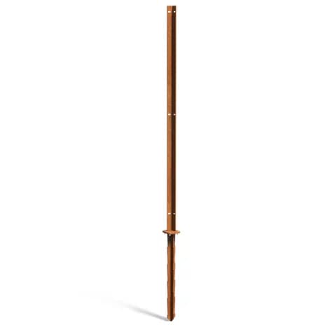 Poteau d'angle Acier corten