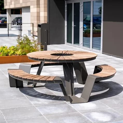 DUNC set de pique-nique Acier corten
