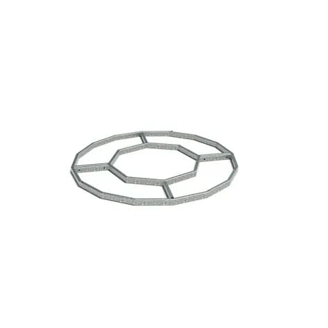 Cadre grilles d'arbres ronde