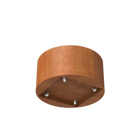 CIRCUM sur roulettes Acier corten