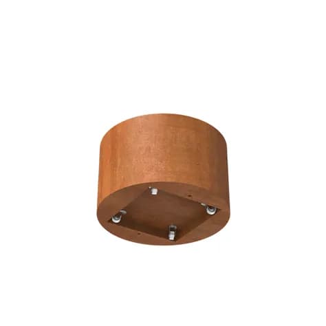 CIRCUM sur roulettes Acier corten