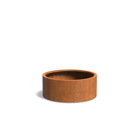 CIRCUM sur roulettes Acier corten