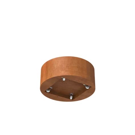 CIRCUM sur roulettes Acier corten