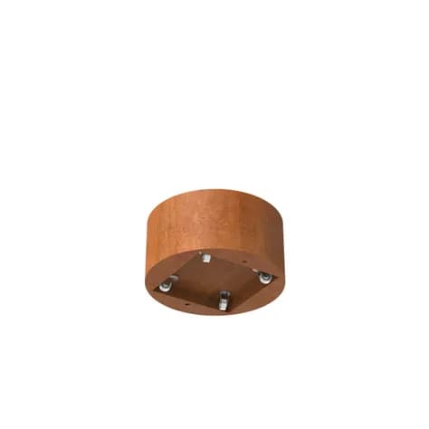 CIRCUM sur roulettes Acier corten