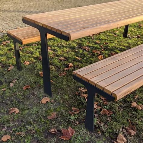 GRO Les Table Acier corten