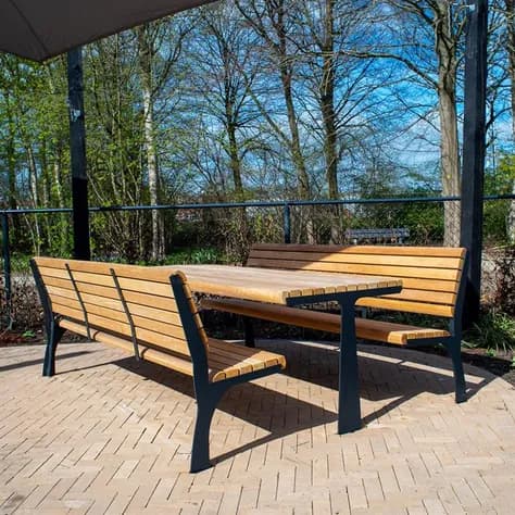 GRO Les Table Acier corten