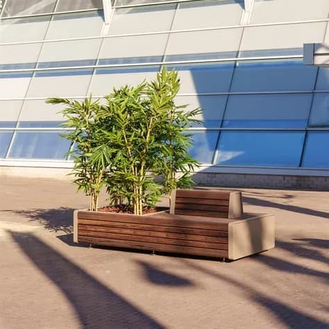 STORR avec double banc Aluminium