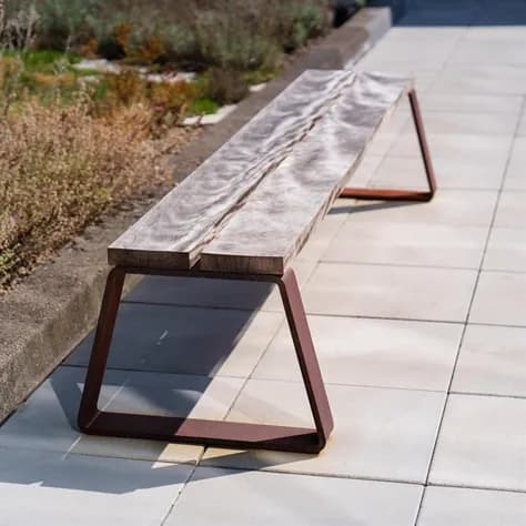 MIO sans dossier Acier corten