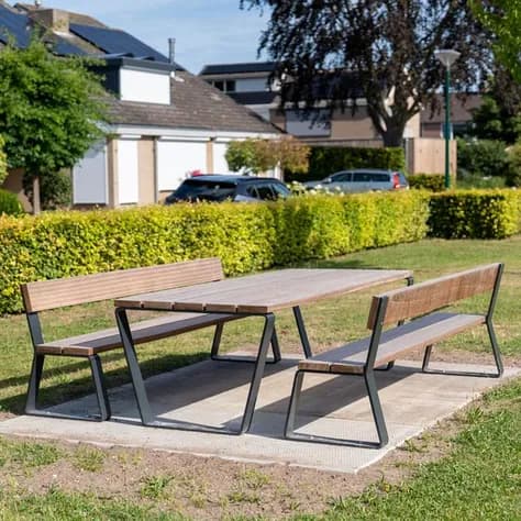 MIO Les Table Acier corten
