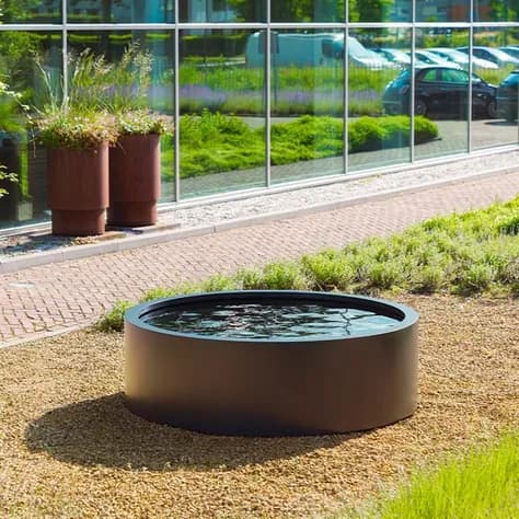 Bassins ronde Acier corten