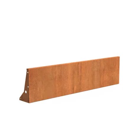 Murs de soutènement 500 droit Acier corten