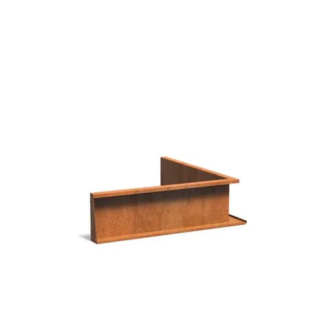Mur de soutènement 300 coin Acier corten
