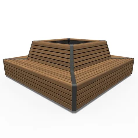 STORR avec banc d'angle Aluminium