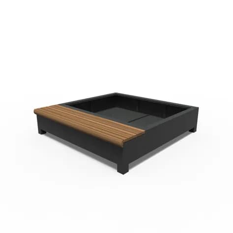 AROS avec canapé simple Aluminium