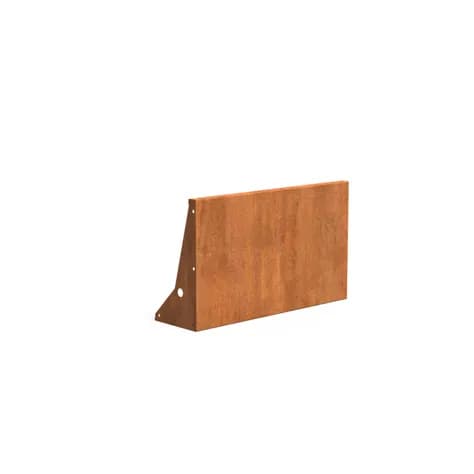 Murs de soutènement 600 droit Acier corten
