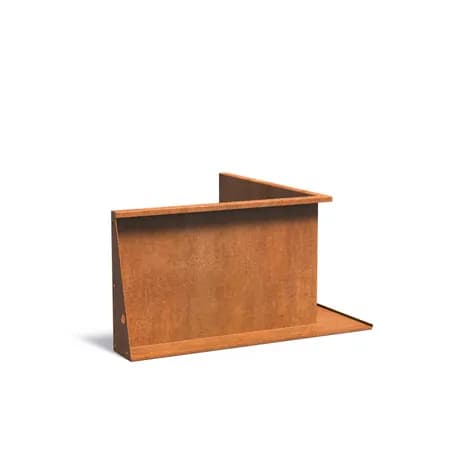 Mur de soutènement 600 angle Acier corten