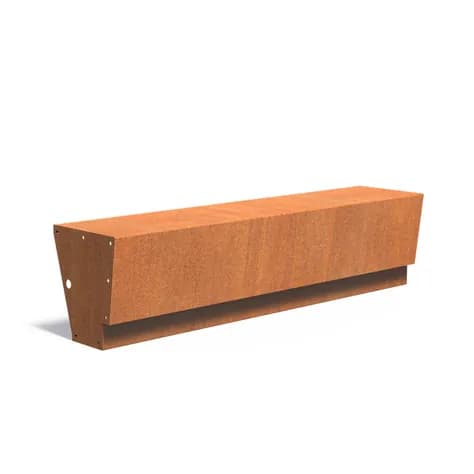 Murs de soutènement 500 Revert droit Acier corten