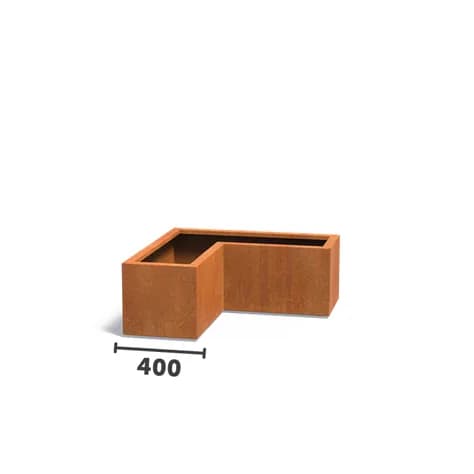 L-forme Acier corten