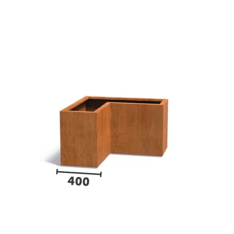 L-forme Acier corten
