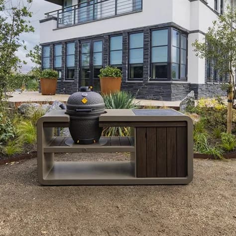 STATION KAMADO Acier corten