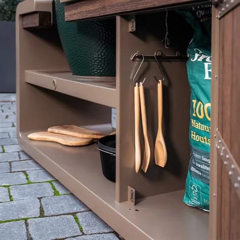 STATION KAMADO Acier corten