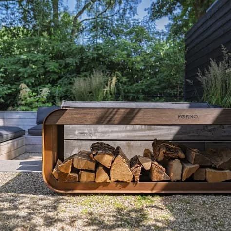 SERRA avec siège Acier corten