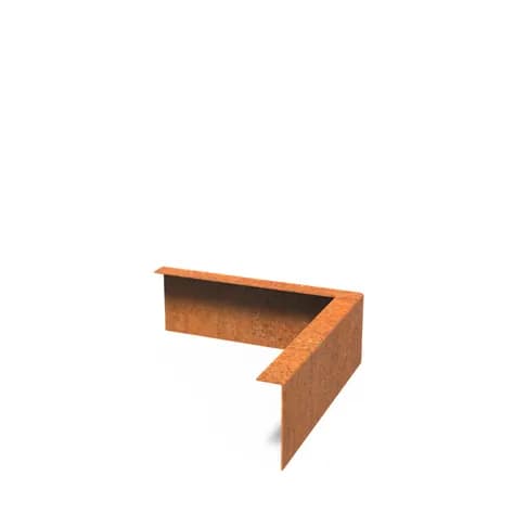 Bordure de jardin angle supperieur plié