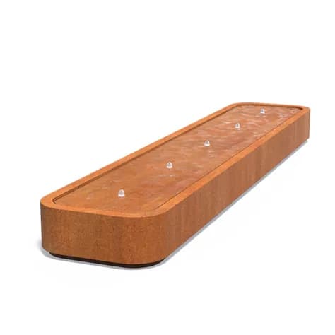 Tables d’eau premium Acier corten