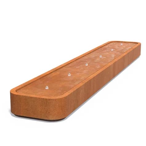 Tables d’eau premium Acier corten