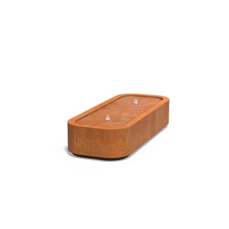 Tables d’eau premium Acier corten