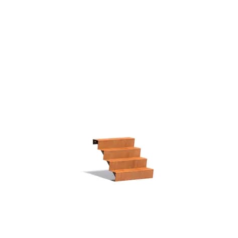 Escaliers Acier corten