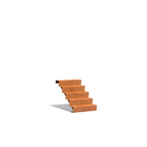 Escaliers Acier corten