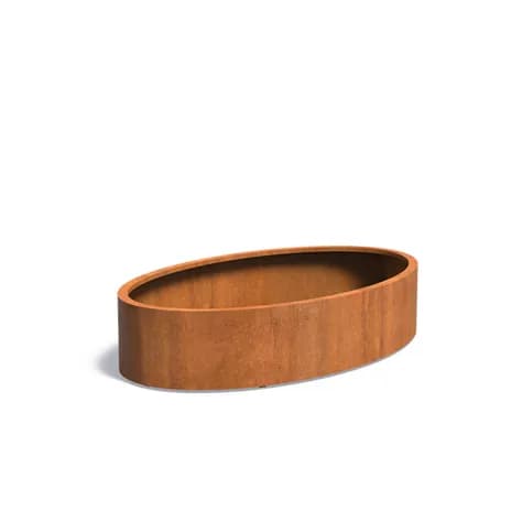 ELLIPSE avec fond Acier corten