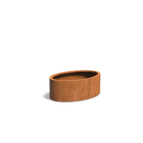 ELLIPSE avec fond Acier corten