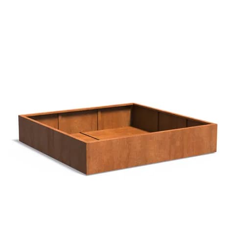 CARREZ avec fond Acier corten