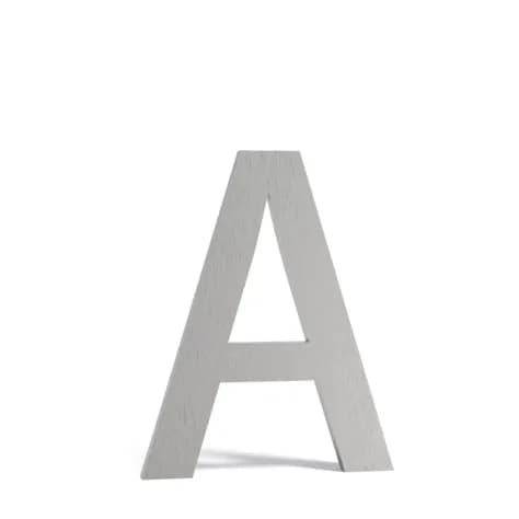 Les lettres de maison  Acier inoxydable