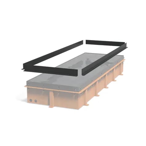 Profilé en L pour bassin réfléchissant Aluminium