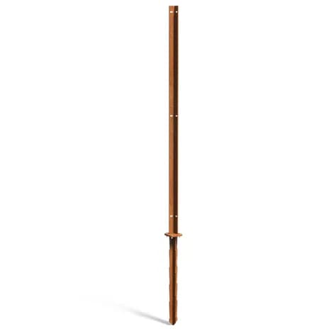 Poteau d'angle Acier corten