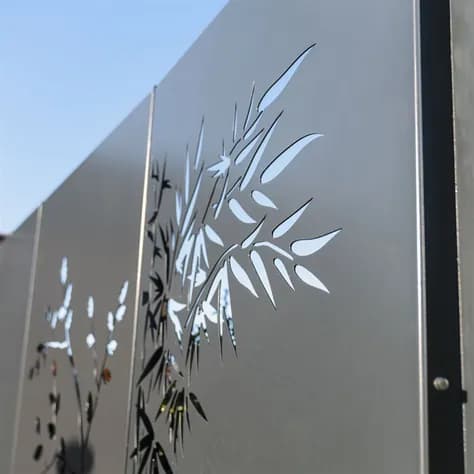 Panneau Naturel Acier enduit