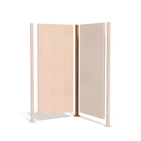 Poteau d'angle Acier corten