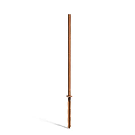 Poteau d'extrémité Acier corten