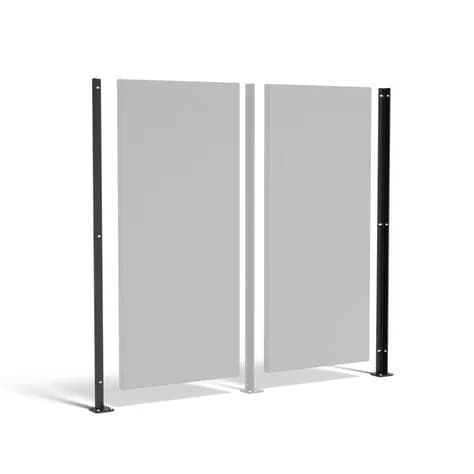 Poteau d'angle Acier enduit
