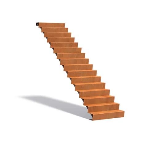 Escaliers Acier corten