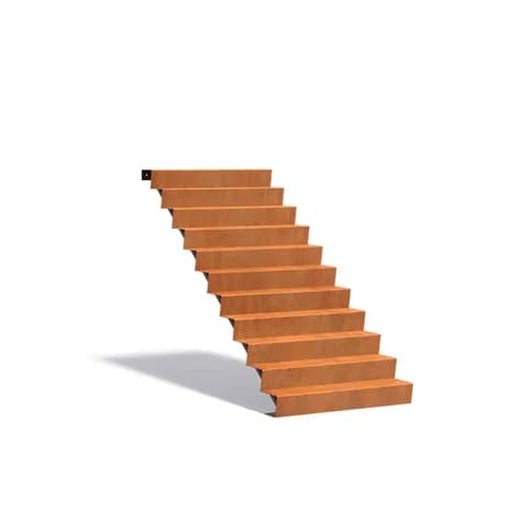 Escaliers Acier corten