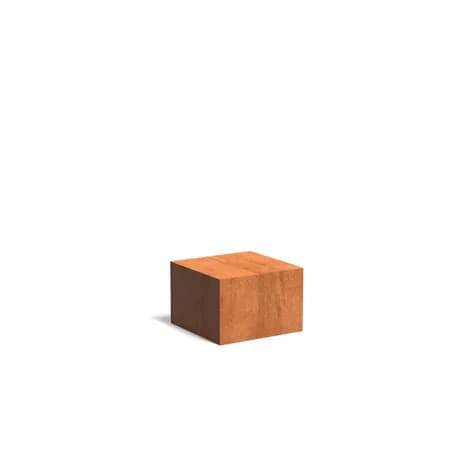Socle Acier corten