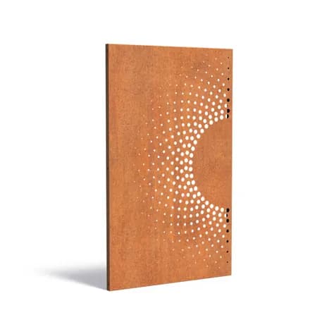 Panneau Abstrait Acier corten