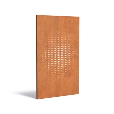 Panneau Abstrait Acier corten