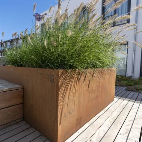CARREZ avec fond Acier corten