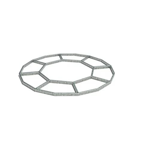 Cadre grilles d'arbres ronde Acier galvanisé